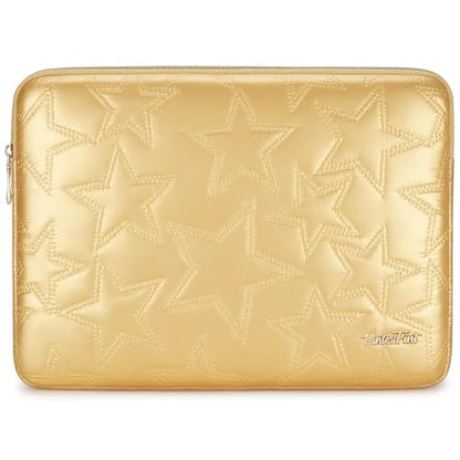 15 16 inch Laptop Sleeve Case for 15" MacBook Pro/Air M5 M4, 16" MacBook Pro M5, 15" Surface Laptop 7, 15" IdeaPad Slim 5i Gen 9, 16" ThinkPad E16, 16" XPS 16, HP Notebook Bag Cover, Gold - color: Gold, size: 15-16 inch / Macbook 15 16