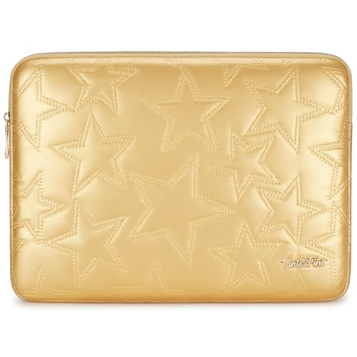 15 16 inch Laptop Sleeve Case for 15" MacBook Pro/Air M5 M4, 16" MacBook Pro M5, 15" Surface Laptop 7, 15" IdeaPad Slim 5i Gen 9, 16" ThinkPad E16, 16" XPS 16, HP Notebook Bag Cover, Gold - color: Gold, size: 15-16 inch / Macbook 15 16