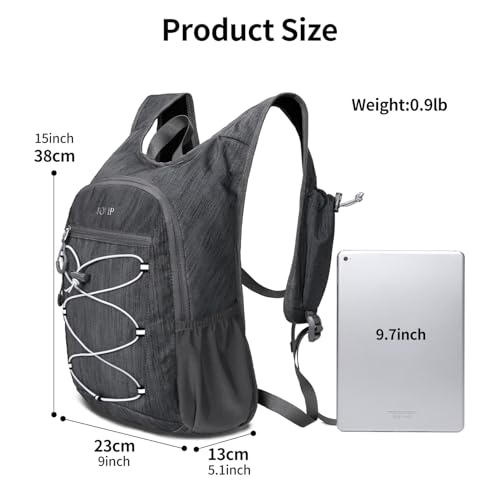 BOVIP 20L Hiking Backpack Lightweight Packable Hiking Daypack Small Travel Outdoor Foldable Shoulder Bag Black - color: Black 1