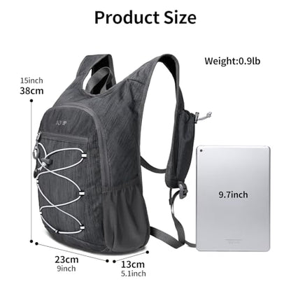 BOVIP 20L Hiking Backpack Lightweight Packable Hiking Daypack Small Travel Outdoor Foldable Shoulder Bag Black - color: Black 1