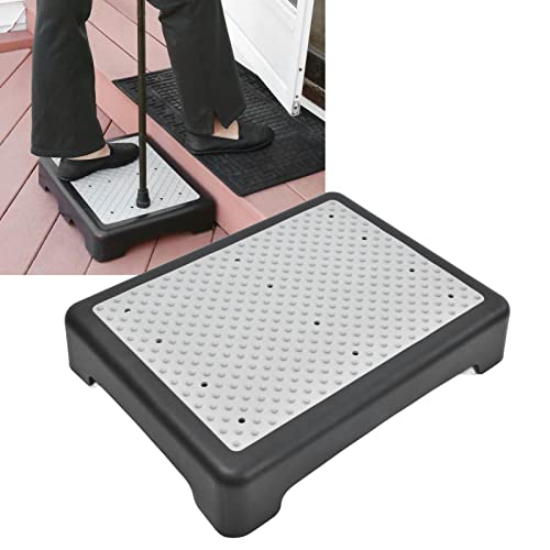 Anti Slip Riser Step Stool, Portable Stackable Safety Step Half Step Stool for Elderly Indoor Outdoor Assistive Devices