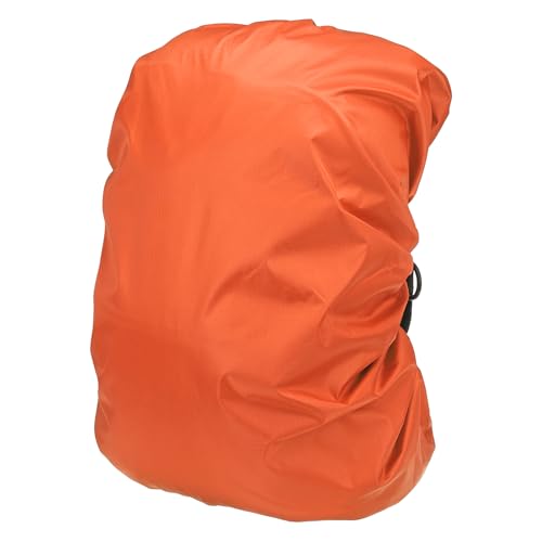 PATIKIL Waterproof Backpack Rain Cover Oxford Cloth Backpack Cover Anti-Slip Cross Buckle Straps for Hiking Camping - color: Orange, size: X-Large