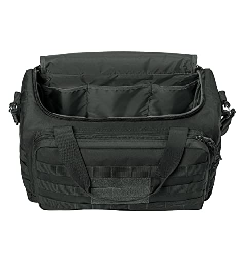 Tactical Gear bag Heavy Duty Duffel Gym bag/Tactical Backpack Custom Embroidered with your own text (Charcoal) - color: Charcoal