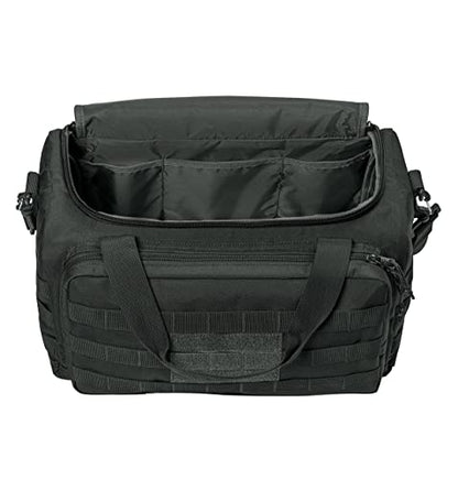 Tactical Gear bag Heavy Duty Duffel Gym bag/Tactical Backpack Custom Embroidered with your own text (Charcoal) - color: Charcoal