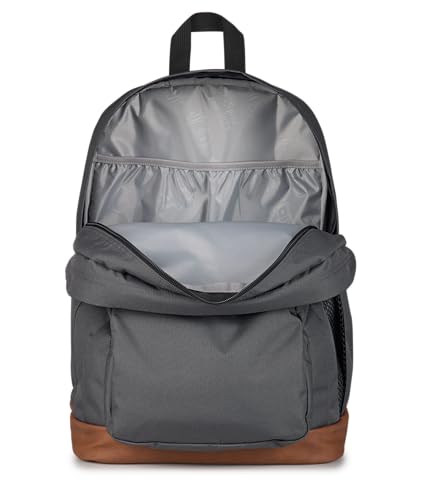 JanSport Cool Backpack with 15-inch Laptop Sleeve, Large Computer Bag Rucksack with 2 Compartments, Ergonomic Straps, Smokey Grit - color: Smokey Grit