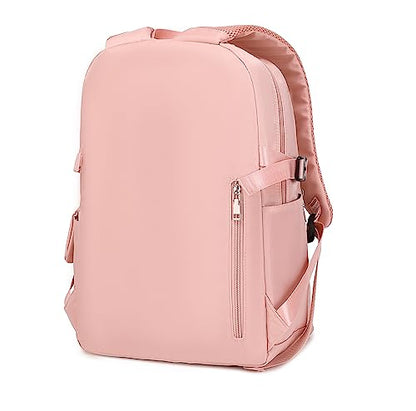 Acmebon Girl Roomy Fashion Laptop Backpack Casual Daily Backpack for Women Pink - color: Pink