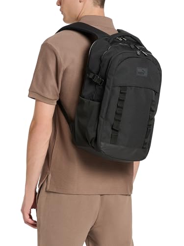 PUMA Range Backpack with Padded Straps, Laptop Sleeve & Luggage Strap, New Navy, One Size - color: New Navy