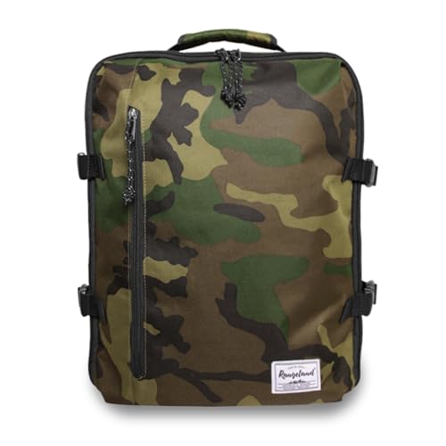 Underseat Carry-On Backpack Luggage Lightweight Casual Laptop Backpack MacBook Pro 16 Travel Gym Sport Daypack 21L, Green Camo - color: Green Camo