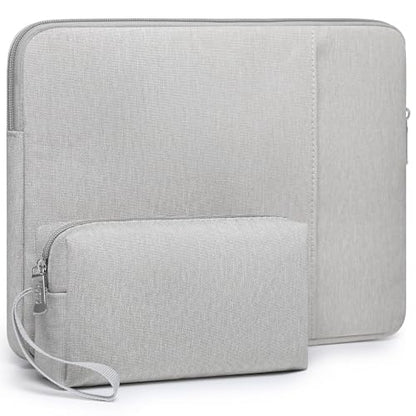 HYZUO 13 Inch Laptop Sleeve Bag Set for MacBook Air 13 M5/M4/M3/M2/M1 A3449 2026-2018, 13" MacBook Neo 2026 A3404, MacBook Pro 13 M2/M1 2026-2016, iPad Pro/Air 13, XPS 13, Surface Pro, Light Gray - color: Light Gray, size: 13 Inch