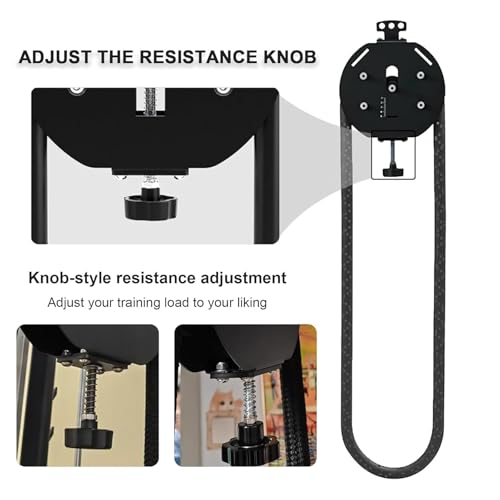 Endless Rope Trainer, Suspension Resistance Trainer Machine with Adjustable Resistance, 14 Ft Closed-Loop Nylon Rope, Pulley System for Home Gym Interval Resistance - color: Black