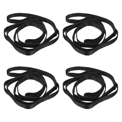 PATIKIL Daisy Chain Straps, Strong Climbing Strap Adjustable Nylon Chain Sling with Loops for Aerial Yoga Hammock Swing - color: Black, size: 43 Inch