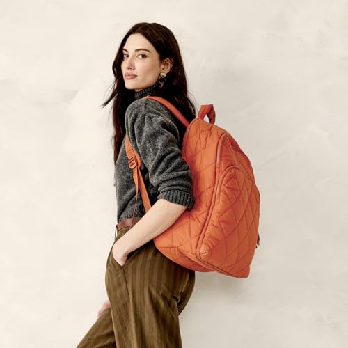 Vera Bradley Women's Featherweight Westover Hybrid Backpack, Potter's Clay, One Size - color: Potter's Clay