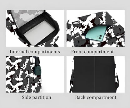 simple portable backpack, student backpack, outdoor leisure bag, computer bag (52xhei) - color: 52xhei