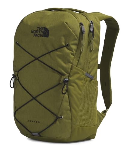 The North Face Jester Everyday Laptop Backpack - PFAS Free - color: Forest Olive Light Heather/Tnf Black