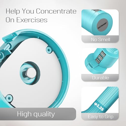 EAST MOUNT Adjustable Dumbbells 5 lb Dumbbells Set of 2 / Pair 10 lb Total Free Weights 6 in 1 Women Hand Weights for Home,Office,Gym Exercise Training 2lb 3lb 4lb 5lb Fast Adjust - color: Blue