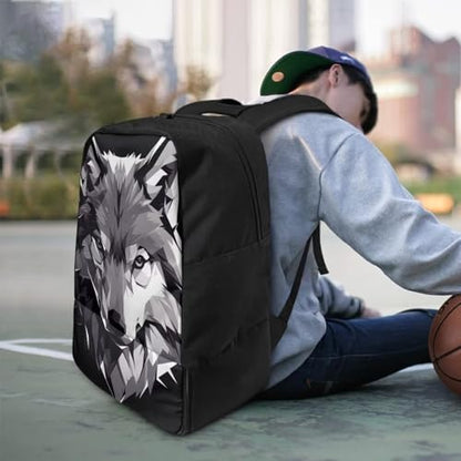 Basketball Backpack With Separate Ball Compartment And Shoes Fit Basketball Volleyball Football - color: Nordic Wolf