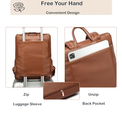 Leather Diaper Bag Backpack for Boy Girl Twins, Toddler Diaper Bag with Multiple Pockets, Cooler Compartment - color: Zeal Brown