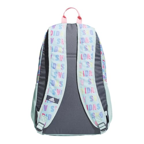adidas Excelerator School Backpack, 33L - color: Hall Pass Semi Flash Aqua/Pink Spark, size: OSFA