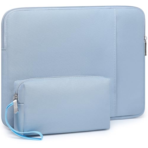 HYZUO 13 Inch Laptop Sleeve Bag Set for MacBook Air 13 M5/M4/M3/M2/M1 A3449 2026-2018, 13" MacBook Neo 2026 A3404, MacBook Pro 13 M2/M1 2026-2016, iPad Pro/Air 13, XPS 13, Surface Pro, Pale Blue - color: Pale Blue, size: 13 Inch