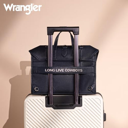 Wrangler Laptop Bag for Women Messenger Bag Briefcase Computer Backpack Convertible Satchel Bag - color: Navy, size: 13 inch