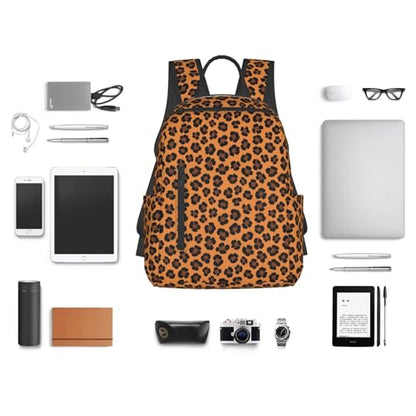 Anti Scratch Polyester Backpack Cheetah Print Brown Leopard, Smooth Surface Multipurpose Travel Pack for All Weather Daily Use Unisex - color: Picture (1184)