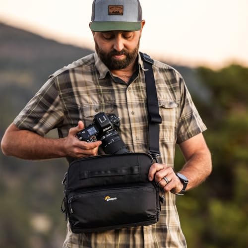 Lowepro ProTactic Lite SLX 120 AW III Camera Sling Bag, Professional Camera, Rain Cover, Lightweight Crossbody Sling Backpack, for Photographer, Videographer, Volume 5L, for DSLR/Mirrorless - style: Slx 120 Aw III