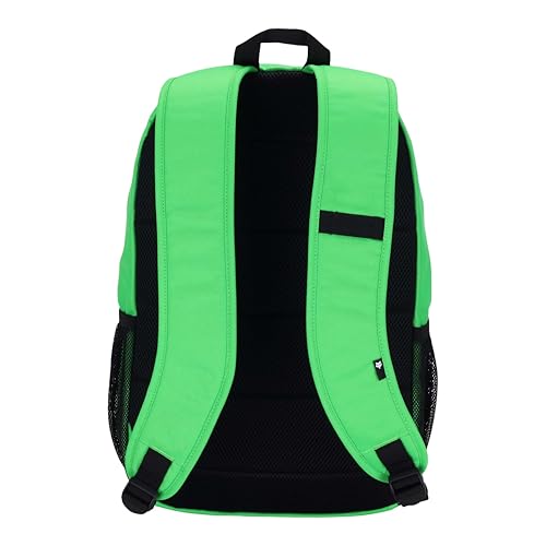 Fox Racing Clean Up Backpack, Slim Everyday School & Street Bag with Laptop Sleeve, Water Bottle Pocket & Adjustable Straps, Fluorescent Green - color: Fluorescent Green