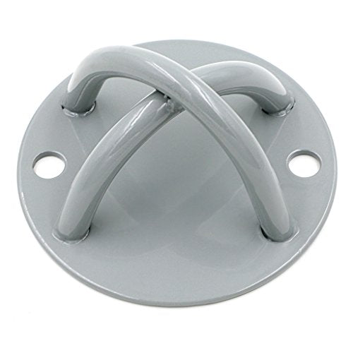 Hipiwe Ceiling Anchor Wall Mount Bracket for Suspension Straps, Gymnastic Rings, Aerial Yoga Swing & Hammock, Resistance Band, Battle Rope - color: 2 Pcs