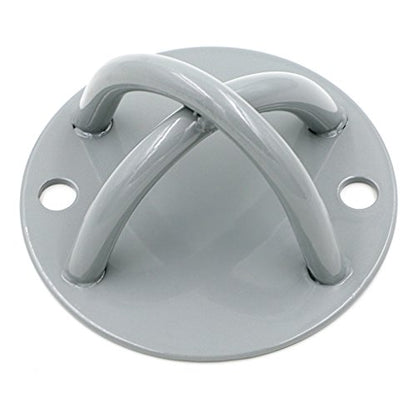 Hipiwe Ceiling Anchor Wall Mount Bracket for Suspension Straps, Gymnastic Rings, Aerial Yoga Swing & Hammock, Resistance Band, Battle Rope - color: 2 Pcs