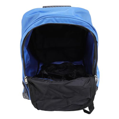 Zunate Large Capacity Sports Backpack, Oxford Cloth Bag with Laptop Compartment and Ventilated Mesh Pockets for Football Basketball Gear in Red, 40 X 30 X 25cm - color: Blue