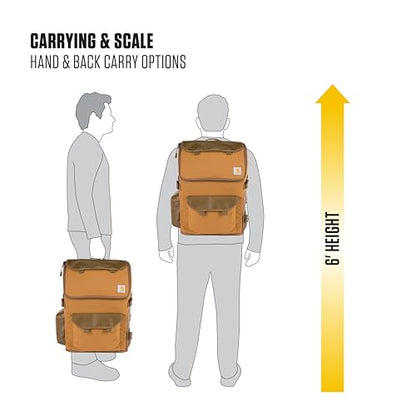 Carhartt 35L Nylon Workday Backpack, Durable Water-Resistant Pack with 15" Laptop Sleeve and Adjustable Shoulder Straps, Mossy Oak Bottomlands - color: Mossy Oak Bottomlands
