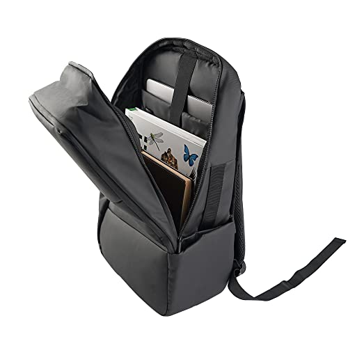 CZUR Business Travel Backpack for Men, Black Water Resistant Laptop Backpack, High Capacity Work Backpack Fits 17.3 Inch Laptop