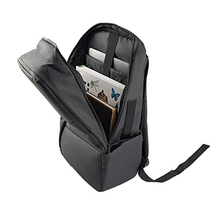 CZUR Business Travel Backpack for Men, Black Water Resistant Laptop Backpack, High Capacity Work Backpack Fits 17.3 Inch Laptop
