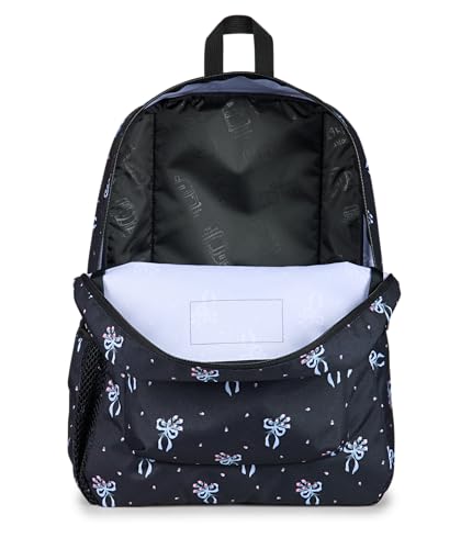 JanSport Cross Town Backpack - Simple Bag for Everyone with 1 Main Compartment, Front Utility Pocket - Premium Class Accessories - Pastel Petals - color: Pastel Petals Black/Blue/Pink/Green