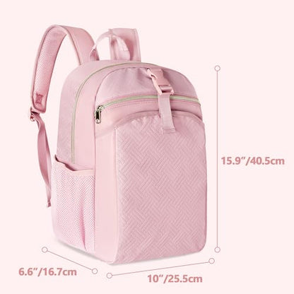 Pickleball Bag Backpack for Women Holds 4 Paddles, Large Pickle Ball Bag Pickleball Paddle Backpack for Men - color: Pink