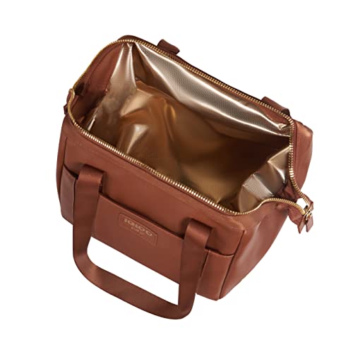 Igloo Premium Soft Sided Coolers | Luxe & South Coast Series | Insulated Cooler Bags - color: 9 Can Tote LX