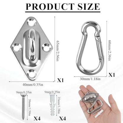 Wall Mount for Resistance Bands, Workout Anchors Wall Resistance with Hook for Fitness Bands, Space Saving Workout Equipment for Home Gym Weight Straps Suspension Training Exercise - style: 1 Pack