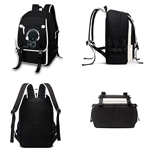 Asge Large 3 Piece Backpack Set - Boys & Girls Teenage Reflective Waterproof School Satchel for Travel & Outdoor - color: Oslei128-2