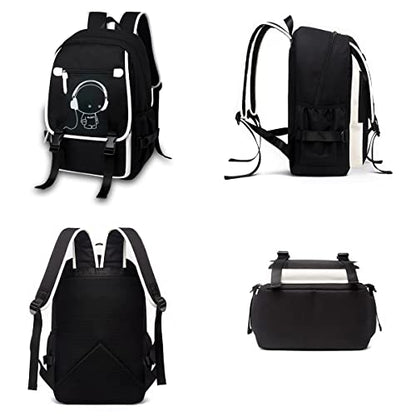Asge Large 3 Piece Backpack Set - Boys & Girls Teenage Reflective Waterproof School Satchel for Travel & Outdoor - color: Oslei128-2