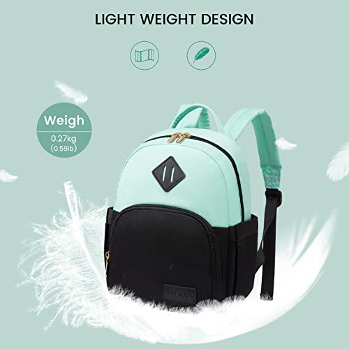 LOVEVOOK Backpack for Women Light Weight Waterproof Backpack Purses Daily Backpack… | Light Weight - color: Black-cyan Blue