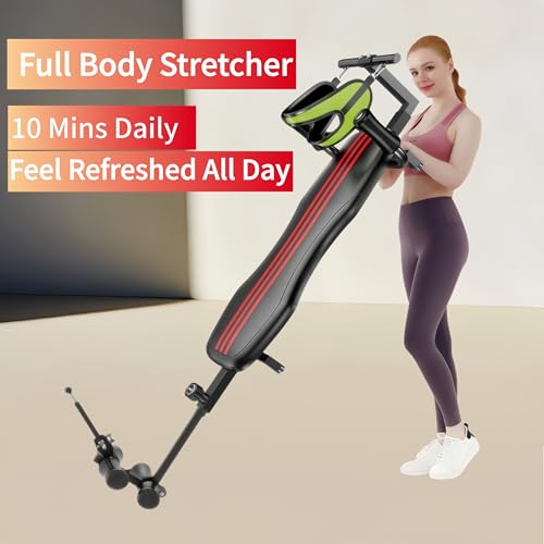Full Body Traction Table at Home,Non-Inversion Design for Safer Stretching,Stretch Decompression Machine for Tension Relief