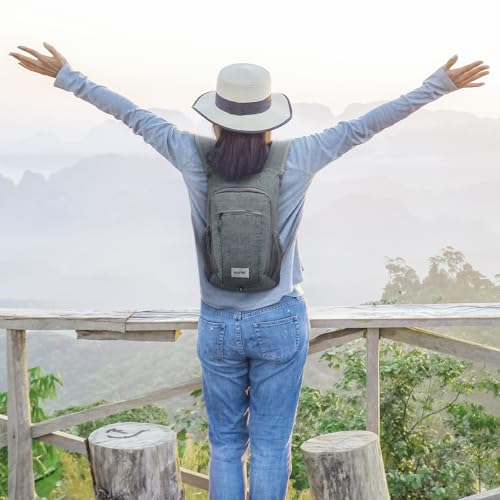 G4Free 10L/15L Hiking Backpack Lightweight Packable Hiking Daypack Small Travel Outdoor Foldable Shoulder Bag - color: Grey, size: 20L