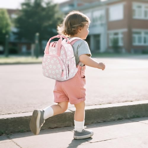 Bluboon Toddler Backpack for Girls Boys 2-4 Cute 12" Preschool Kindergarten Backpacks Kids Daycare Bags School Travel (Flower-Pink, Age 2-4 (12" H not Fit A4 Folder)) - color: Flower-pink, size: Age 2-4 (12" H not Fit A4 Folder)