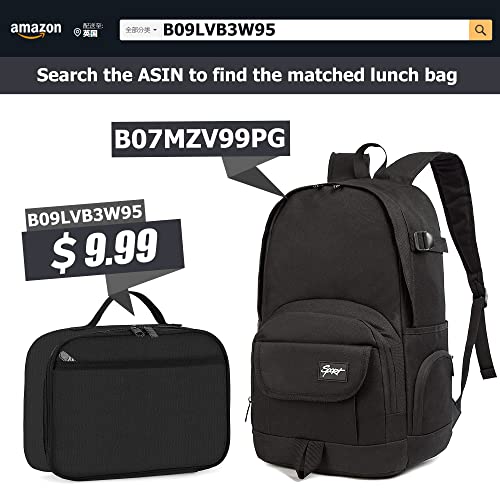 rickyh style School Backpack Travel Bag for Men & Women Lightweight College Back Pack with Laptop Compartmen - color: 04graffiti Black