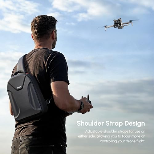STARTRC Mini 5 Pro Case,Waterproof Hard Carrying Backpack, Large Drone Bag Fits 11 Inch Laptop, Travel Backpack Compatible with DJI Mini 5 Pro, RC 2/ RC-N Controller, Fly More Combo and Accessories