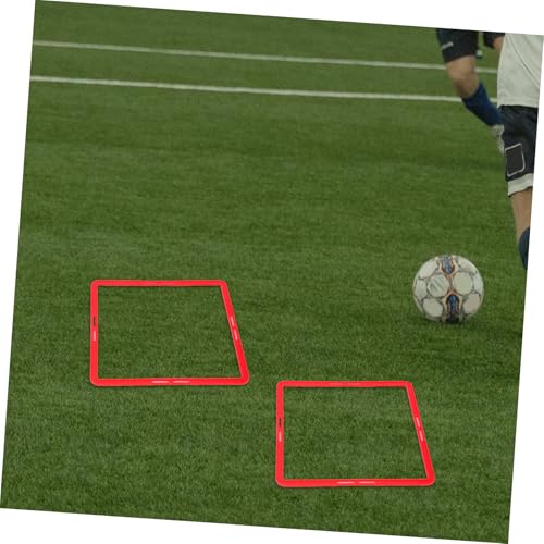 VANZACK 6pcs Portable Agility Training Circles Multi-Function Speeds Train Rings for Football Martial Arts Boys and Girls' Coordination