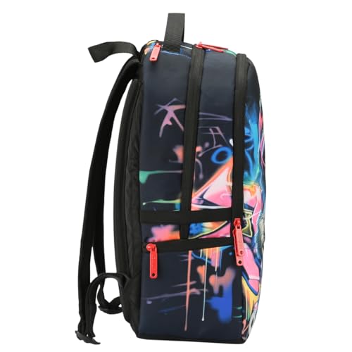 Travel Laptop Backpack, Graffiti Backpack for Work, Designer Laptop Backpack for 15.6 Inch, Water Resistant Bag, Urban Coolsloth - color: Urban Coolsloth