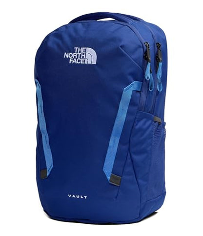 The North Face Vault Everyday Laptop Backpack - Commuter Travel Bag, Water-Repellent Finish, Spacious Compartment, Bold Blue/Active Blue, One Size - color: Bold Blue/Active Blue