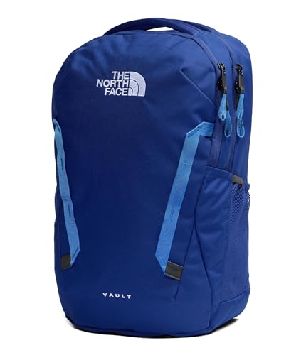 The North Face Vault Everyday Laptop Backpack - Commuter Travel Bag, Water-Repellent Finish, Spacious Compartment, Bold Blue/Active Blue, One Size - color: Bold Blue/Active Blue