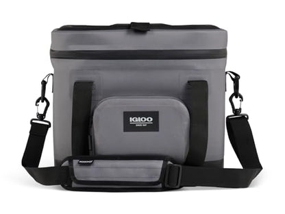 Igloo Trailmate Soft Sided Coolers | Portable Insulated Cooler Bag - color: 18-Can Carbonite